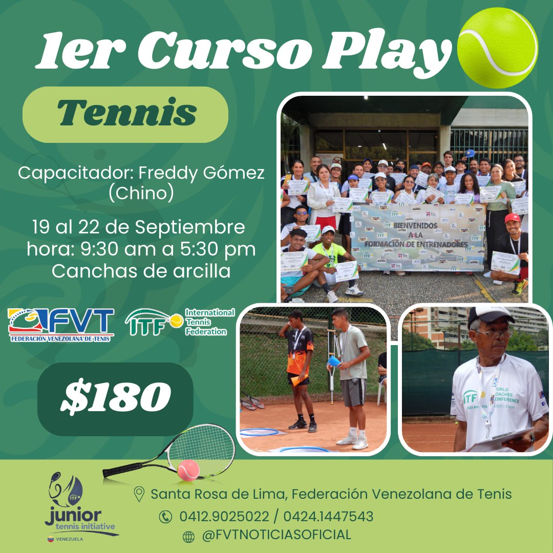 Capacitación: Curso Play Tennis ITF